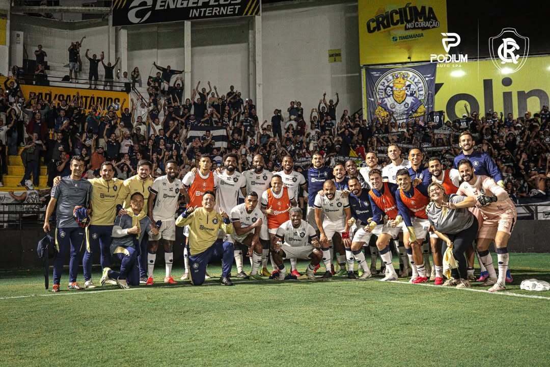 time do remo e a torcida em criciuma
